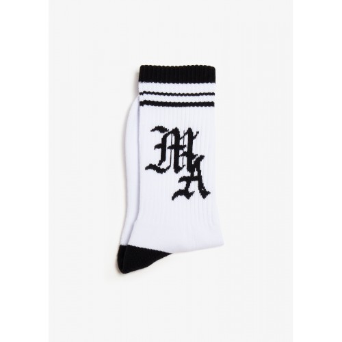 Sosete Amiri, MA Varsity socks, White Sosete Amiri, MA Varsity socks, White