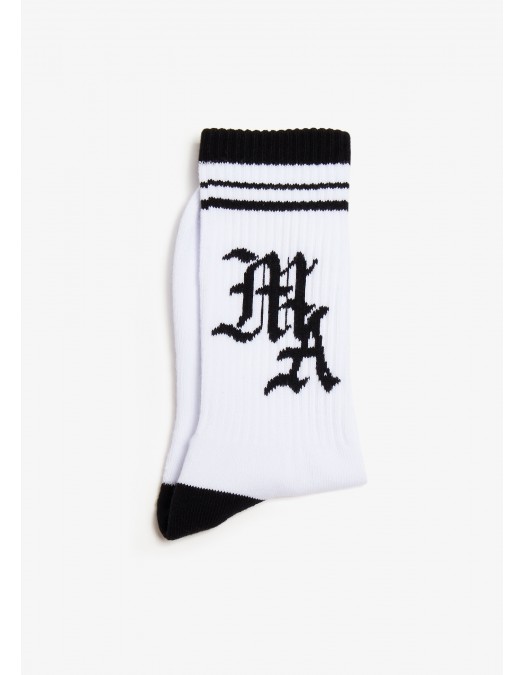 Sosete Amiri, MA Varsity socks, White - AMACSK1009111 Sosete Amiri, MA Varsity socks, White - AMACSK1009111