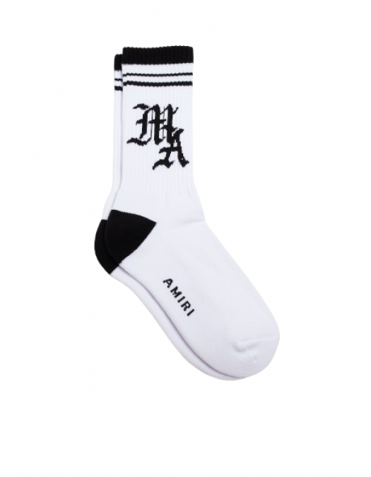 Sosete Amiri, MA Varsity socks, White - AMACSK1009111 Sosete Amiri, MA Varsity socks, White - AMACSK1009111