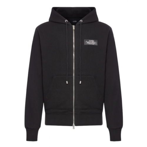 Hanorac AMIRI, SPIRIT ZIP HOODIE Black Hanorac AMIRI, SPIRIT ZIP HOODIE Black