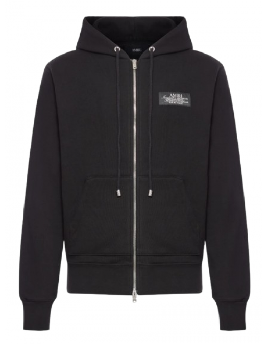 Hanorac AMIRI, SPIRIT ZIP HOODIE Black - AMJYHD1118BLACK Hanorac AMIRI, SPIRIT ZIP HOODIE Black - AMJYHD1118BLACK