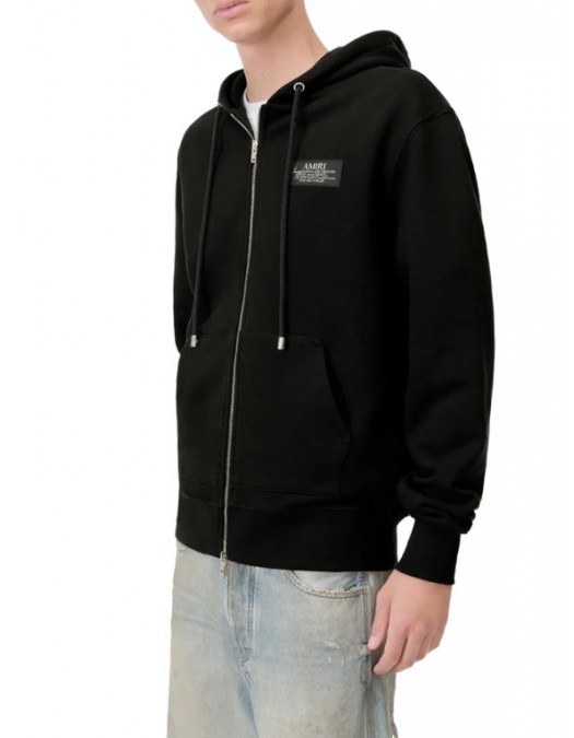 Hanorac AMIRI, SPIRIT ZIP HOODIE Black - AMJYHD1118BLACK Hanorac AMIRI, SPIRIT ZIP HOODIE Black - AMJYHD1118BLACK