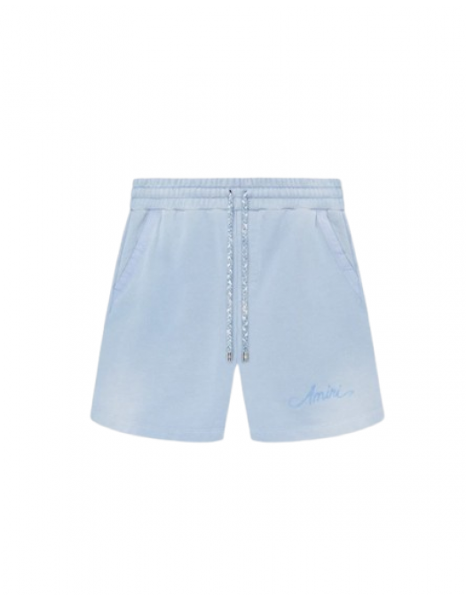 Pantaloni scurti AMIRI,BLEACH BANDANA SHORT,Blue - AMJYSH1044ASHLEYBLUE Pantaloni scurti AMIRI,BLEACH BANDANA SHORT,Blue - AMJYSH1044ASHLEYBLUE