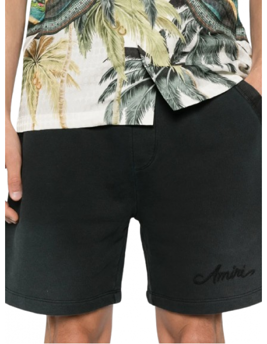 Pantaloni scurti AMIRI, Drawstring-detail panelled shorts - AMJYSH1044BLACK