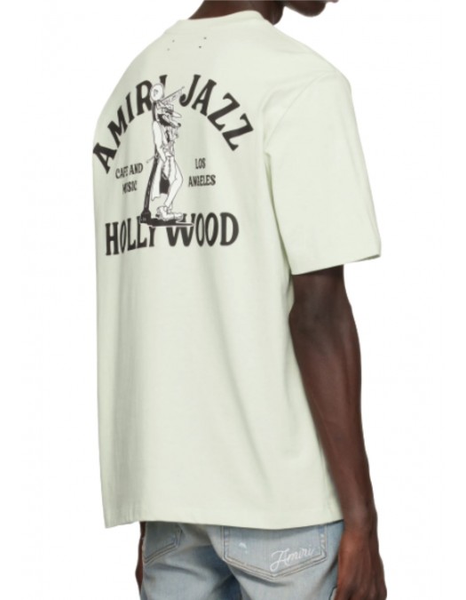 TRICOU AMIRI, Jazz Wolf Hollywood, Ivory - AMJYTE1169IVORY