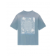 TRICOU AMIRI, Blue Blach Bandana Patch - AMJYTE1197ASHLEYBLUE TRICOU AMIRI, Blue Blach Bandana Patch - AMJYTE1197ASHLEYBLUE