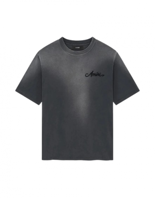TRICOU AMIRI,Black Blach Bandana Patch - AMJYTE1197BLACK TRICOU AMIRI,Black Blach Bandana Patch - AMJYTE1197BLACK