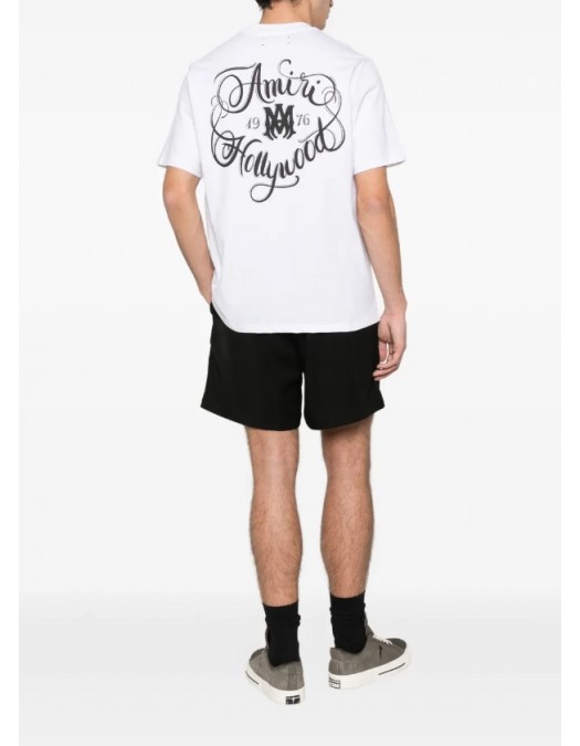 Tricou AMIRI, Amiri Black Short Sleeve T-Shirt, Alb - AMTOJR1009100