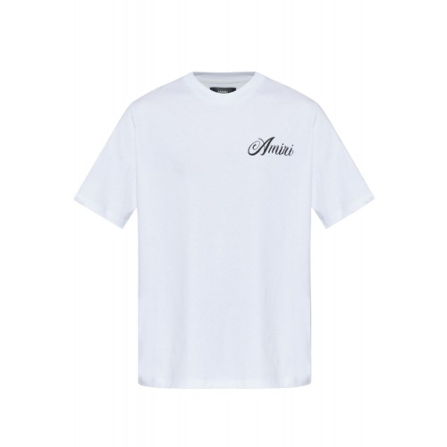 Tricou AMIRI, Cotton Amiri T-shirt with logo, Alb