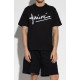 Tricou AMIRI, Cotton logo Tee, Black - AMTOJR1020001