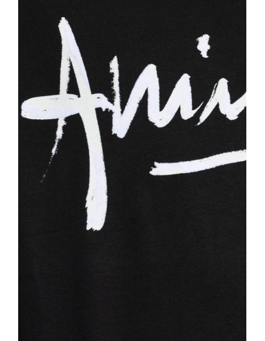 Tricou AMIRI, Cotton logo Tee, Black - AMTOJR1020001
