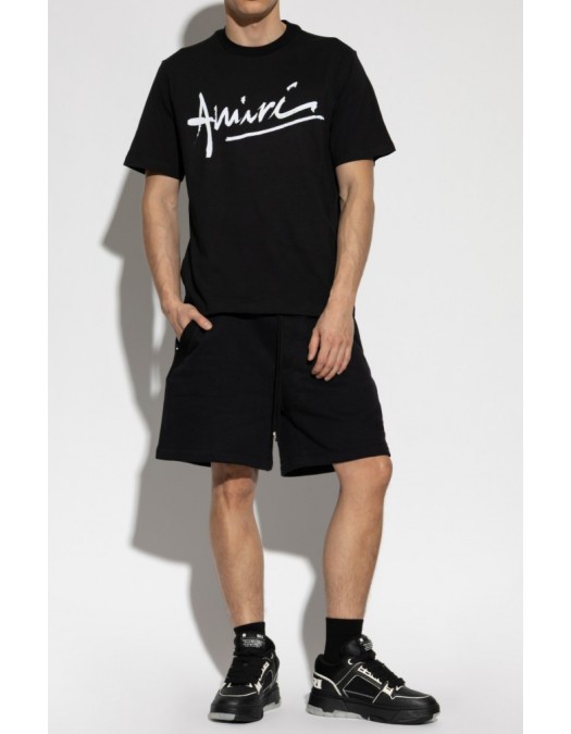 Tricou AMIRI, Cotton logo Tee, Black - AMTOJR1020001