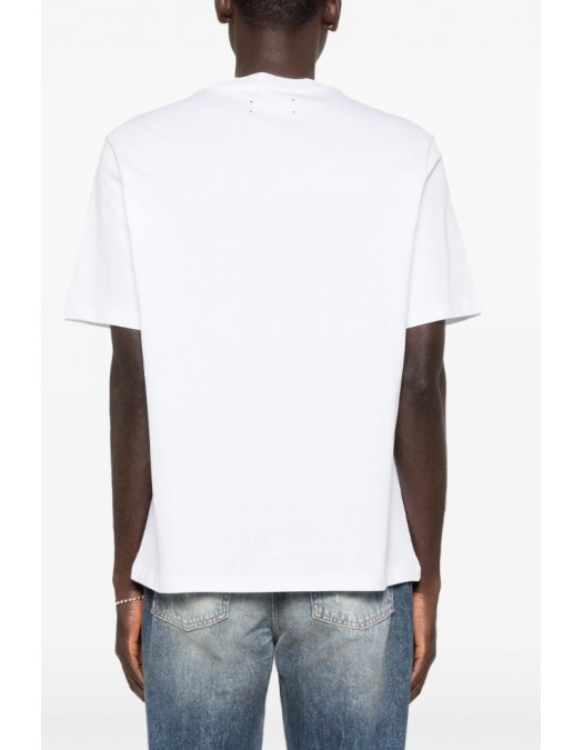 Tricou AMIRI, Cotton logo Tee, White - AMTOJR1020100