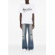 Tricou AMIRI, Cotton logo Tee, White - AMTOJR1020100