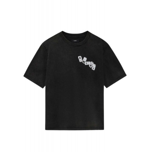Tricou AMIRI, T-shirt with Domino Print, Negru