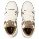 Sneakers AMIRI, MA-1, Brown Details, White - AWFOSR1012WHITEBROWN