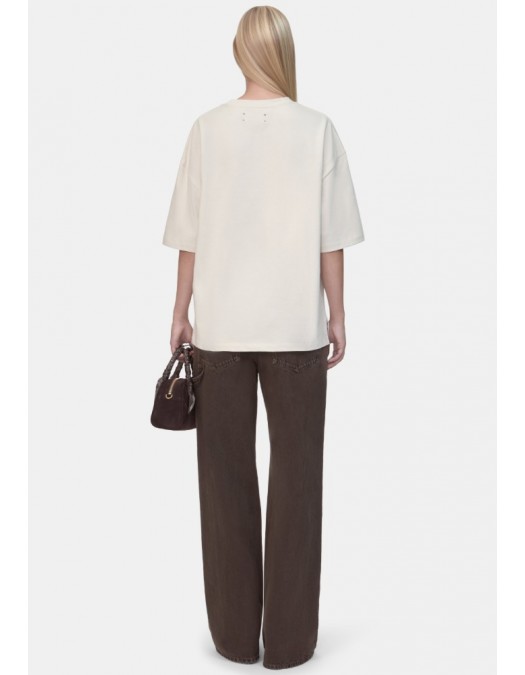 Tricou AMIRI, WOMEN'S MA DROP SHOULDER TEE, Beige - AWTOJR1011102