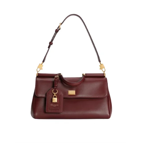 GEANTA DOLCE & GABBANA, My Sicily Handbag, Large,Bordo