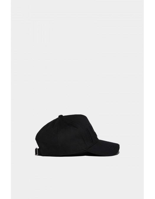 Sapca DSQUARED2, Icon Negru Logo Frontal, Negru - BCM041205C00001M436