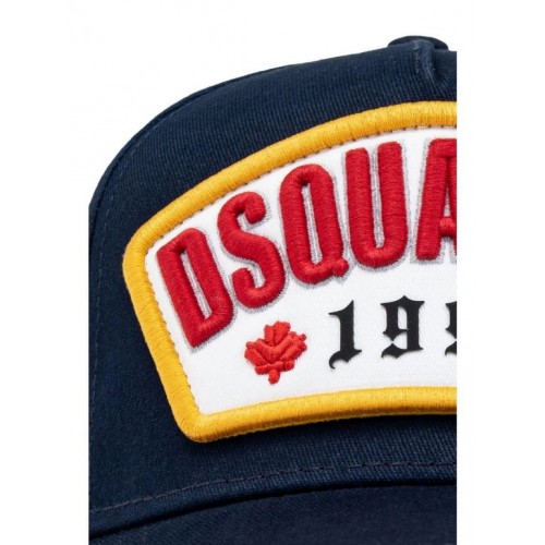 Sapca DSQUARED2, Baseball Cap, Navy Blue, Logo Insert Sapca DSQUARED2, Baseball Cap, Navy Blue, Logo Insert