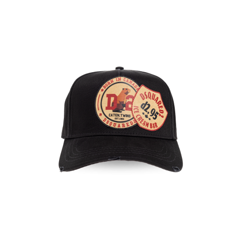 Sapca DSQUARED2, BLACK Baseball cap Sapca DSQUARED2, BLACK Baseball cap