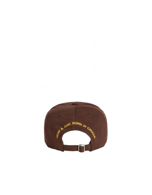 Sapca DSQUARED2, Baseball, Logo Insert, Brown - BCM401105C000015104 Sapca DSQUARED2, Baseball, Logo Insert, Brown - BCM401105C000015104