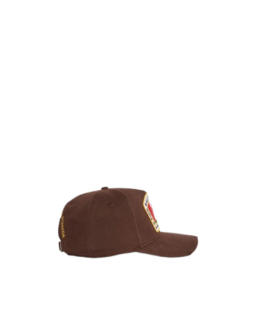 Sapca DSQUARED2, Baseball, Logo Insert, Brown - BCM401105C000015104 Sapca DSQUARED2, Baseball, Logo Insert, Brown - BCM401105C000015104