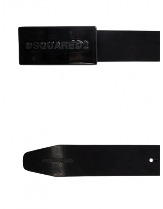 Curea DSQUARED2,Embossed logo leather belt - BEM064612900001M436