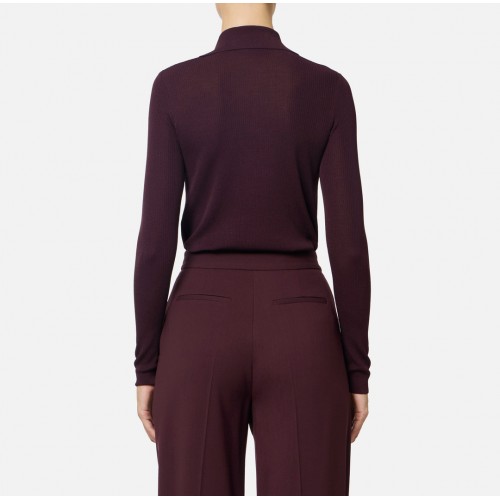 Bluza ELISABETTA FRANCHI, knit bodysuit with chain, Visiniu