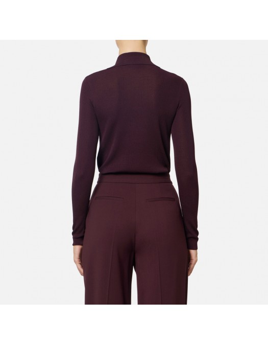 Bluza ELISABETTA FRANCHI, knit bodysuit with chain, Visiniu - BK75B56E2EA4