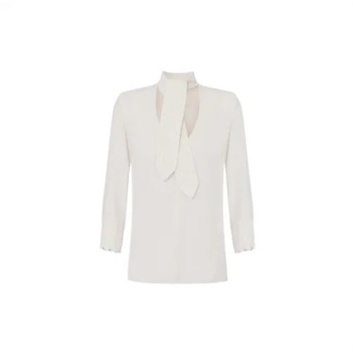 Bluza ELISABETTA FRANCHI, Blouse with sash belt
