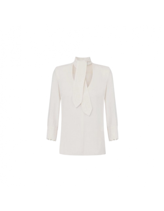 Bluza ELISABETTA FRANCHI, Blouse with sash belt - CA08956E2DZ9 Bluza ELISABETTA FRANCHI, Blouse with sash belt - CA08956E2DZ9