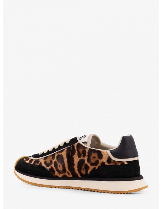 Sneakers DOLCE & GABBANA, Suede sneakers with animal print - CK2288A6B1189738