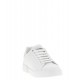 SNEAKERS DOLCE & GABBANA, Portofino Design, Simple, Full  White - CK2330A106580001