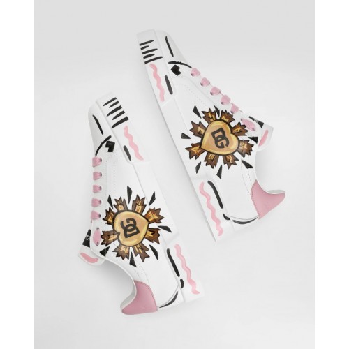 Sneakers DOLCE & GABBANA, portofino light strobel base, Alb