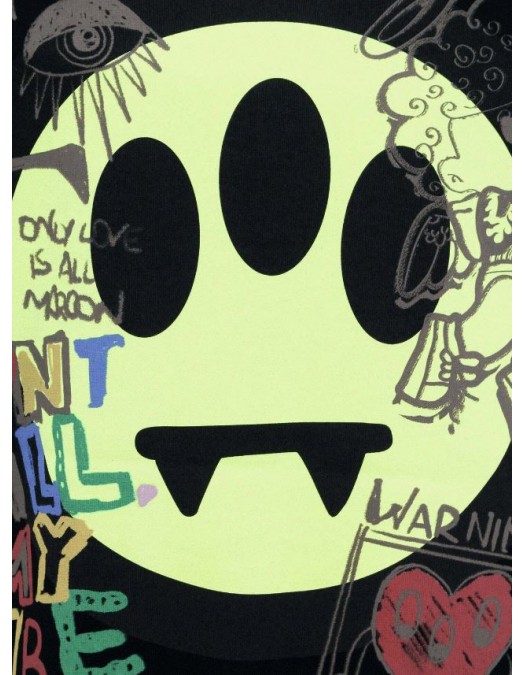 TRICOU BARROW, Coloured Hearts, Negru - F3BWUATH064110