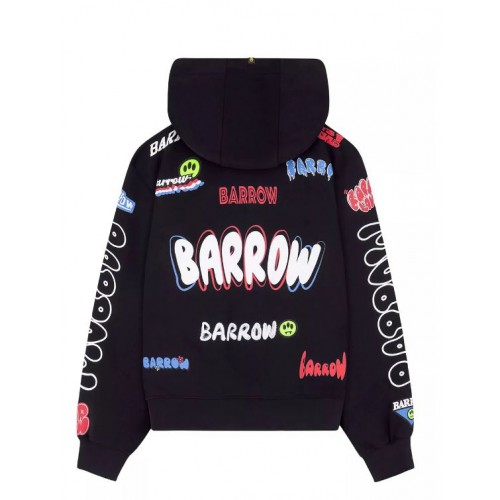 Hanorac BARROW, Logo Text Print, Black