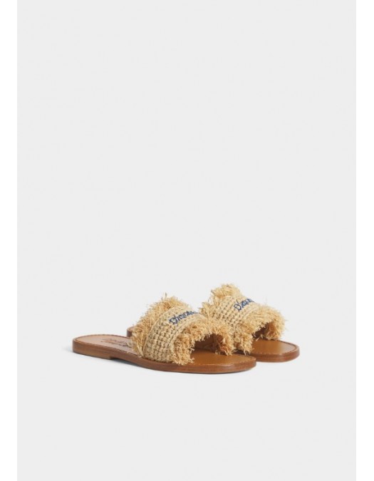 PAPUCI DSQUARED2, Summer Lovers Raffia Slides - FSW0074289083685089 PAPUCI DSQUARED2, Summer Lovers Raffia Slides - FSW0074289083685089