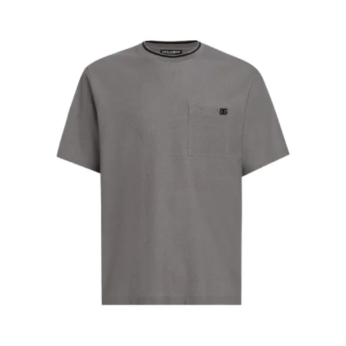 TRICOU DOLCE & GABBANA, Cotton piqué T-shirt