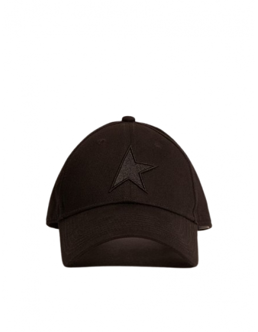 SAPCA GOLDEN GOOSE,Patch with black star on the front, Black - GUP01038P00059790100