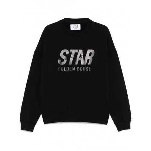 Hanorac GOLDEN GOOSE ,Boxy logo, Black