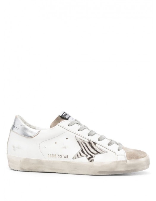 Sneakers Golden Goose, Silver and animalier super star - GWF00101F00269281571 Sneakers Golden Goose, Silver and animalier super star - GWF00101F00269281571
