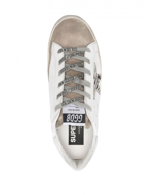Sneakers Golden Goose, Silver and animalier super star - GWF00101F00269281571 Sneakers Golden Goose, Silver and animalier super star - GWF00101F00269281571