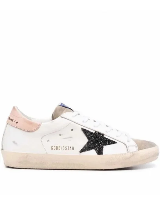 Sneakers Golden Goose, Super Star,Black Glitter