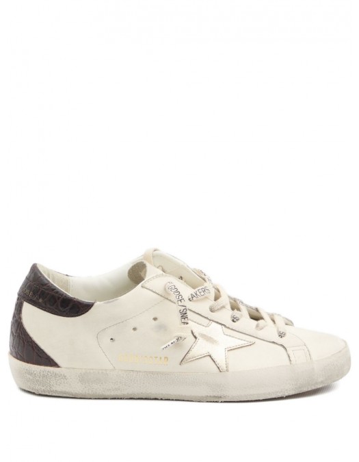 Sneakers GOLDEN GOOSE,White Super-Star crocodile-effect - GWF00102F00750582996 Sneakers GOLDEN GOOSE,White Super-Star crocodile-effect - GWF00102F00750582996