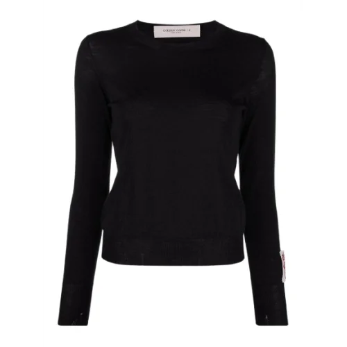 Bluza GOLDEN GOOSE, Knitted pullover, Black