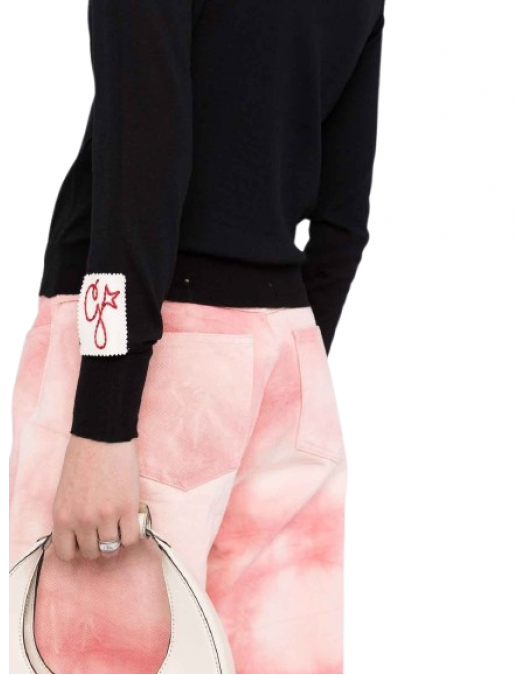 Bluza GOLDEN GOOSE, Knitted pullover, Black - GWP00952P00066590100