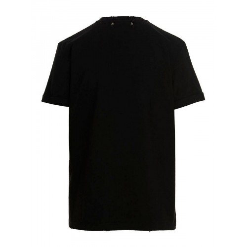 Tricou GOLDEN GOOSE, Logo patch T-shirt,Regular fit Tricou GOLDEN GOOSE, Logo patch T-shirt,Regular fit