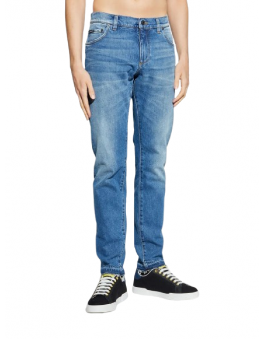 Jeans DOLCE & GABBANA, Frayed-hem jeans - GY07CDG8NX1S9001