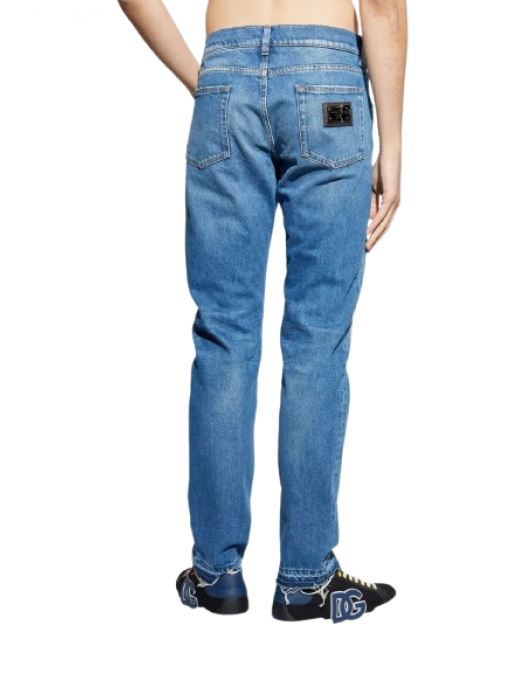 Jeans DOLCE & GABBANA, Frayed-hem jeans - GY07CDG8NX1S9001
